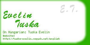 evelin tuska business card